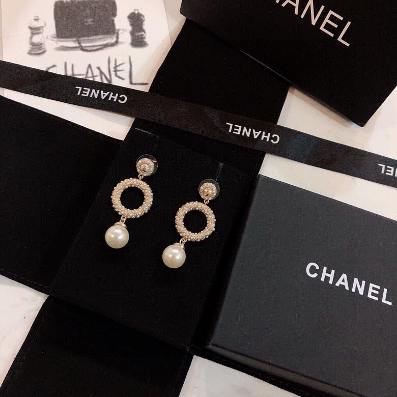 Ch*el earrings